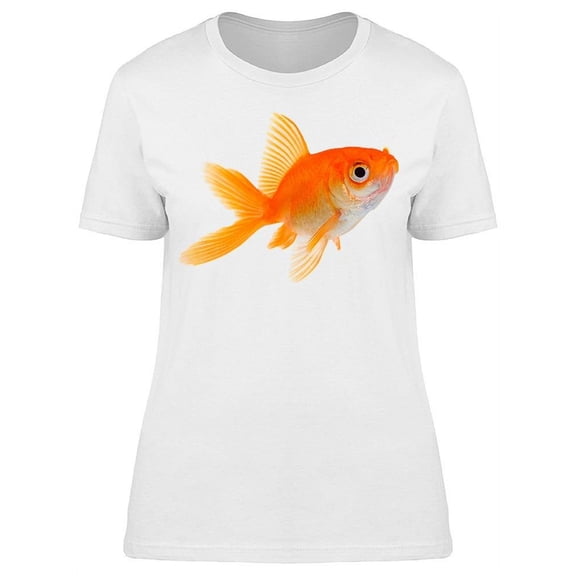 Orange Gold Fish  Single T-Shirt Women -Image by Shutterstock, Female XX-Large
