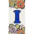 thumbnail image 3 of ART ESCUDELLERS House Letters 6 Inch. Handpainted Ceramic Tiles for Signs, Addresses & Names. Design 'GARDEN' 5.71" x 2.76" (Letter 'I'), 3 of 4