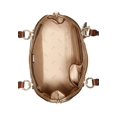 thumbnail image 5 of Guess Cathleen Large Dome Satchel Brown, 5 of 5
