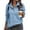 07-Sky Blue, variant on Women's Oversized Cable Knit Crewneck Sweaters 01-Black XXL