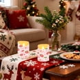 thumbnail image 7 of Strawberry Flower Love Flameless Candles 2 PCS with Remote Realistic Moving Flame LED Tapered Pillar Set for Home Decor, 7 of 7