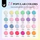 thumbnail image 2 of Kit de esmaltes de uñas en gel VANREESA, 24 colores con luz UV, 42 unidades, 2 of 7
