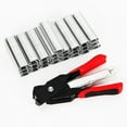 thumbnail image 5 of Mkyiongou Hog Ring Pliers with 2500 C Clips Set Hand Installation Equipment Farm Animals, 5 of 10
