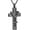 Black, variant on Personalized Cross Cremation Jewelry for Ashes - Religious Cross Urn Necklace with Mini Keepsake Urn Memorial Ashes Jewelry