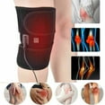thumbnail image 1 of CE/FCC/ROHS Certified Portable Knee Massager with 5000mAh Battery - USB-Powered Electric Heating & Vibration Therapy for Arthritis Pain Relief, Cold Knees, and Improved Circulation - Single Black, 1 of 6
