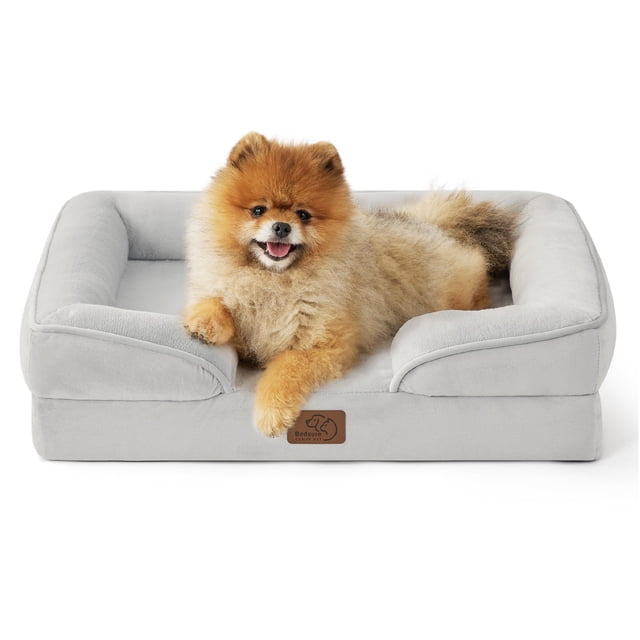 Cama ortopédica para perros, pequeña, lavable con forro impermeable