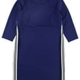 thumbnail image 2 of Alfani Womens Side Stripe Sheath Dress, Blue, 2, 2 of 2