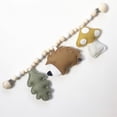 thumbnail image 2 of Baby Pram Pacifier Clip Beads Chain Felt Teether Baby Stroller Hanging Toys Decoration, 2 of 4