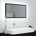 thumbnail image 4 of vidaXL LED Bathroom Mirror Chipboard Washroom Wall Home Furniture Multi Colors, 4 of 52