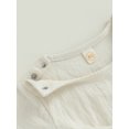 thumbnail image 4 of Kmbangi Baby 2Piece Outfits Short Sleeve Newborn Shirt + Elastic Shorts Set Summer Clothes, 4 of 9