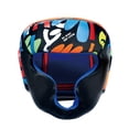 thumbnail image 1 of Protector de cabeza de boxeo de cuero PU Cola Casco de boxeo, 1 of 4