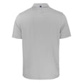 thumbnail image 3 of Men's Cutter & Buck  Gray/White Bethune-Cookman Wildcats Big & Tall Forge Eco Double Stripe Stretch Recycled Polo, 3 of 3