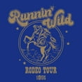 thumbnail image 2 of Junior's Lost Gods Runnin' Wild Rodeo Tour Graphic Tee Royal Blue 2X Large, 2 of 3