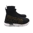 thumbnail image 3 of Versace Jeans Couture Black Slip On Signature Knit Ankle Boots-7 for Womens, 3 of 3