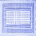 thumbnail image 1 of Ahgly Company Machine Washable Indoor Square Southwestern Blue Country Area Rugs, 8' Square, 1 of 4