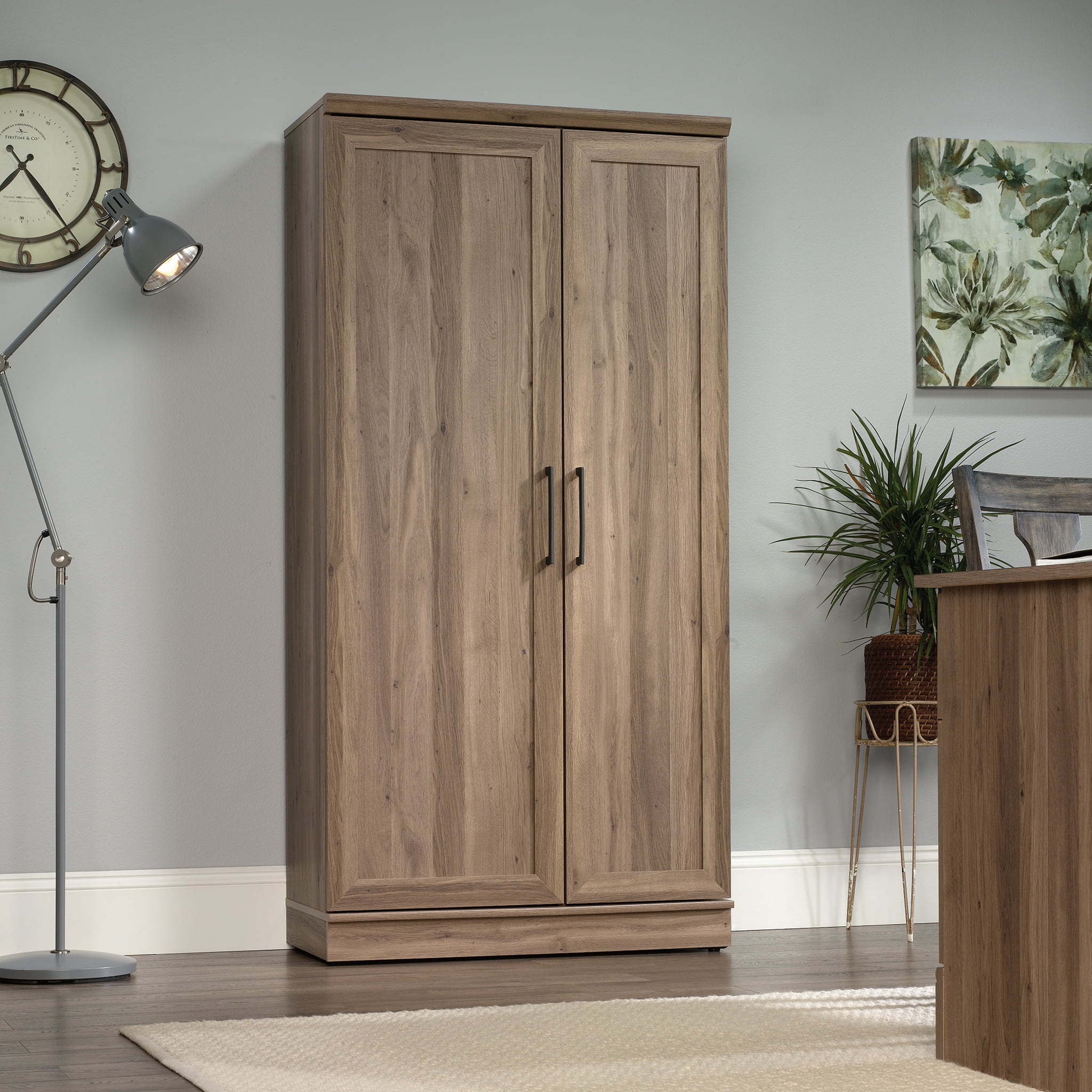 Shop our Salt Oak Wardrobe/Storage Cabinet by Sauder, 423007