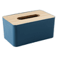 thumbnail image 1 of Cubierta para soporte de caja de pañuelos,Cajas rectangulares para soporte de papel,Soporte para caja de pañuelos faciales extraíble para tocador de baño,Encimera,Aparador de dormitorio,Mesa de, 1 of 5