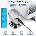 thumbnail image 3 of Newway Easter Compatible avec Rasoir Electriques Hommes, Rechargeable Rasoir lectrique Rasoir tte chauve USB Rasoir rotatif Sans fil tanche Rasoir le, 3 of 5