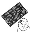 thumbnail image 4 of 1 Par de Limpiaparabrisas Móviles, Decoración de Simulación Mejorada, Limpiaparabrisas Delantero para Coche de Control Remoto a Escala 1:6, M Negro, 4 of 7