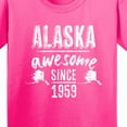 thumbnail image 4 of Inktastic Alaska Awesome Since 1959 Youth T-Shirt, 4 of 5