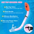 thumbnail image 3 of Set de Snorkel KUYOU para Niños con Máscara Antivaho y Gafas de Natación, 3 of 9