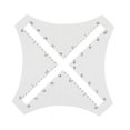 thumbnail image 4 of Regla de densidad transparente acrílica, regla deslizante de tejido de muestra de lana, calculadora multifuncional transparente para manualidades, perfecl Regla de densidad, 4 of 8
