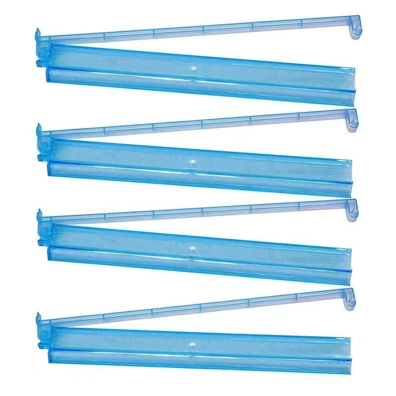 Mahjong Racks with Pushers, 4 Mah Jongg Clear Acrylic American All-in-One Tile Rack & Pusher Accessories Gifts (4 Colors)