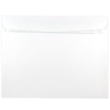 UPC: 0842497172644 | JAM 10 x 13 Booklet Envelopes with Peel and Seal Closure  White  25/Pack