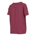 thumbnail image 3 of Women's Pressbox  Heather Garnet Florida State Seminoles Swirl Script Twisted Team Color Stitched Oversized T-Shirt, 3 of 3