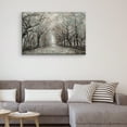 thumbnail image 2 of Masterpiece Art Gallery Momentary Quiet Platinum Park Trees by Frank Parson Canvas Art Print 24" x 36", 2 of 4