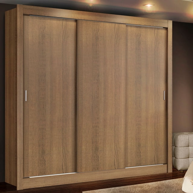 Ropero Closet Lyon Plus Madesa 3 Puertas Con Pies M/B