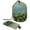 Multicolor, variant on PhooArto Drawstring Cosmetic Bag, Barrel Shaped Portable Travel Makeup Bags, Palm Leaves Pineapples Pattern Large Capacity Waterproof Multifunctional Bucket Toiletry Bag