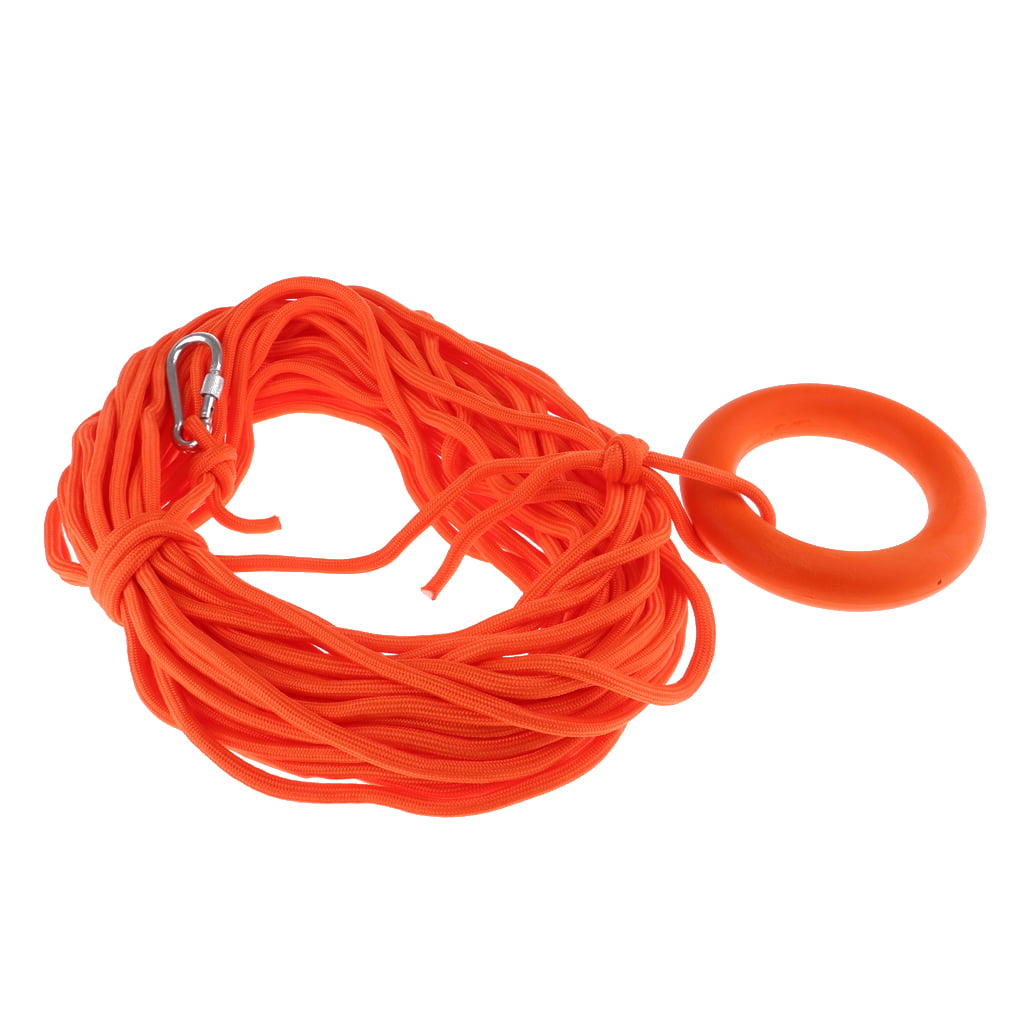 Escape Rope Throwing Rope Water Rescue Lifeguard Lifeline with Climbing Hook 