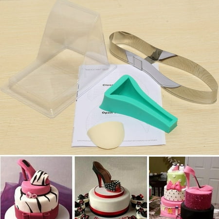 Large High Heel Shoe Mold Silicone Fondant Mould Wedding Cake Decorating DIY (Best Penis Mold Kit)
