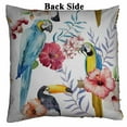 thumbnail image 2 of PKQWTM Bird Watercolor Reversible Mermaid Cushion Cover Home Decor Sequin Pillow Case Size 20x20 inches, 2 of 2