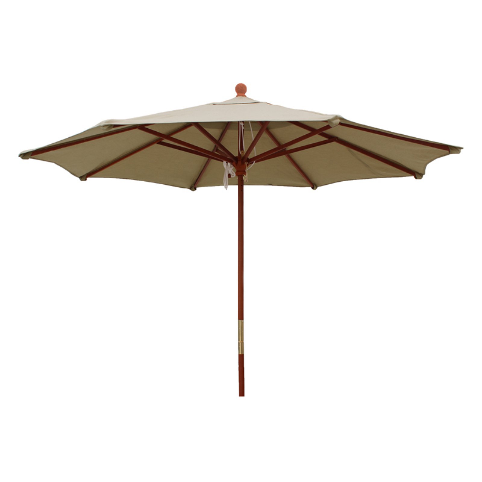 Comfort Classics 9 Ft Sunbrella Wood Lift Open Market Umbrella Walmart Com Walmart Com