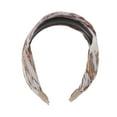 thumbnail image 4 of Unique Bargains 1 Pc Exquisite Pleated Chiffon Headband Coffee Color, 4 of 6