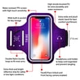 thumbnail image 3 of TRIBE Running Phone Armband Holder for iPhone 11, 11 Pro, 11 Pro Max, X, Xs, Xs Max, Xr, 8, 7, 6, Plus Sizes, Galaxy S20 ultra, S20, S10, S9, Plus Sizes and More. Adjustable Elastic Band, 3 of 6
