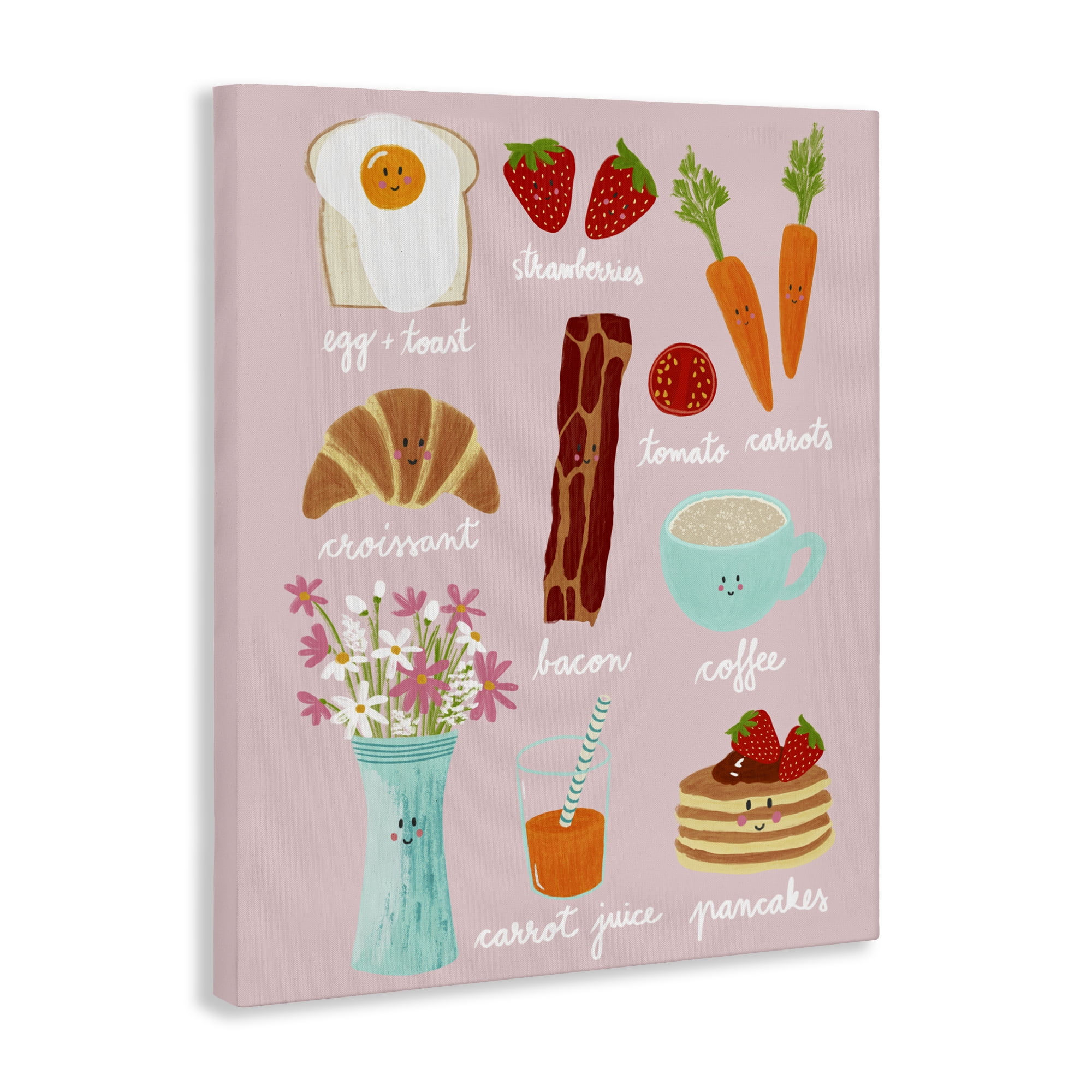 Stupell Industries Lush Summer Breakfast Canvas Wall Art, design by Metka Hiti