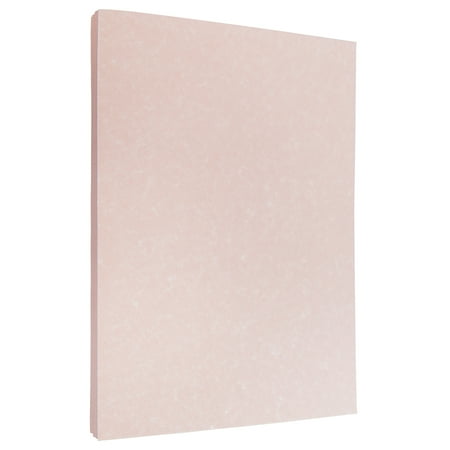 UPC: 0840108801464 | JAM Parchment 24lb Paper  8.5 x 11  Salmon Pink Recycled  50 Sheets/Pack