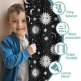thumbnail image 3 of Blackout Kids Curtains,Black White Sun Moon Star Constellation Pattern Childrens Insulated Curtains Set Of 2,Bedroom Essentials,Toddler Room Decor 42"x54", 3 of 5