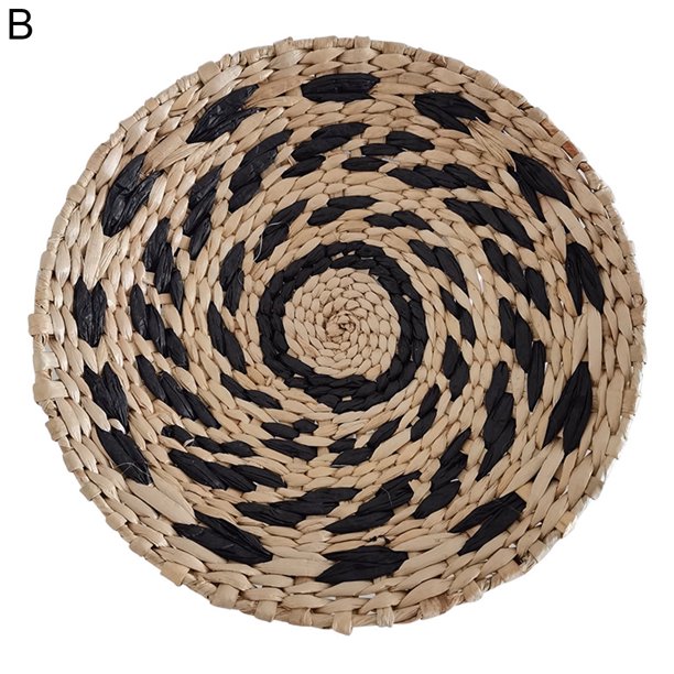 Cestas de pared tejidas Visland: cuencos, bandejas y cestas colgantes para exterior e interior, ideales para decorar la mesa del hogar. Decoraciones bohemias rústicas, duraderas y estructuradas.
