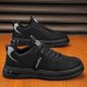 thumbnail image 3 of Zapatos de hombre, novedad de verano, zapatillas informales, zapatos planos cómodos resistentes al desgaste, zapatos deportivos de suela blanda transpirables que combinan con todo para estudiantes, 3 of 4