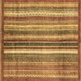 thumbnail image 1 of Ahgly Company Indoor Square Abstract Brown Modern Area Rugs, 3' Square, 1 of 4
