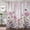 Pink, variant on Rustic Floral Shower Curtain, Farmhouse Sage Green Flower Daisy Butterfly Bathroom Curtain Decor, American Country Farm Wooden Board Wild Garden Plant Fabric Shower Curtains with Hooks, 36x72 Inches