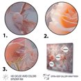 thumbnail image 3 of Designart "Peach Enchanted Roses III" Floral Rose Canvas Art Print, 3 of 5