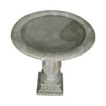 thumbnail image 3 of Antique Pedestal Bird Bath, Bird Baths for Outdoors, Concrete Bird Bath Bird Feeder Seed Tray for Garden Yard Decor, 3 of 9