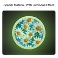 thumbnail image 2 of Daisy Round Glow-in-the-Dark Door Knobs 4-Pack with Screws - Fluorescent Drawer Pulls for Cabinets, Wardrobes, Dressers - Furniture Decor with Cabinet Knob Design, 2 of 6