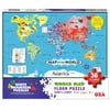 White Mountain Puzzles World Map Floor Puzzle - 36 Piece Jigsaw Puzzle