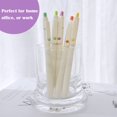 thumbnail image 5 of Wrapables Smooth Retractable Black Ink Gel Pens, 0.5mm Fine Point, for Home Office Work (Set of 5), Pastel, 5 of 6